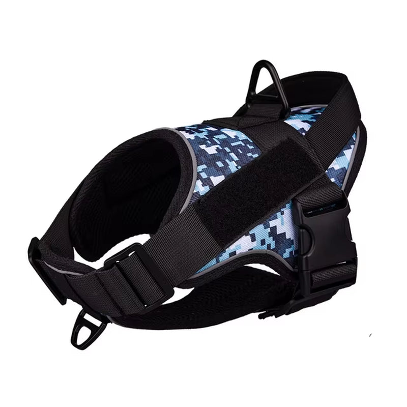 Dog Harness NO PULL Reflective Breathable Adjustable Pet Harness for Dog Vest Pasted Outdoor Walking Dog Collar Strap