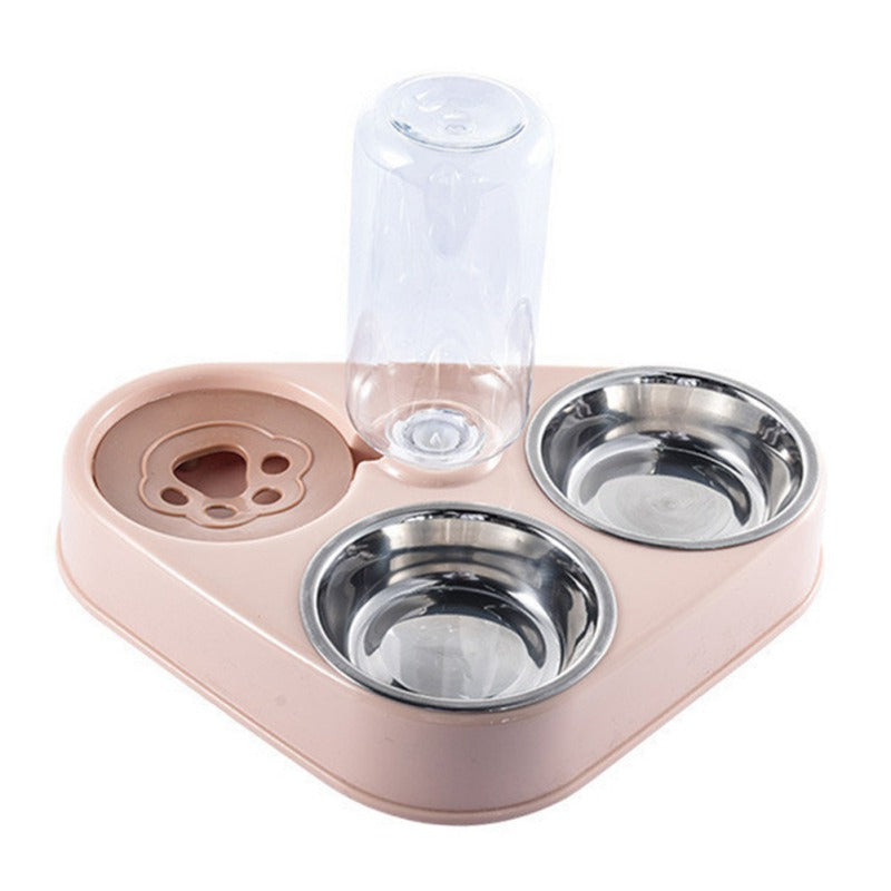 Pet Food Bowls 3 in 1 Stainless Steel