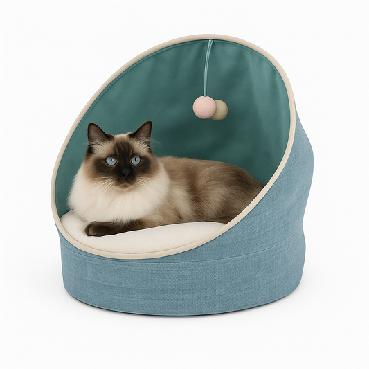 PetFun Donut Dog Bed – Calming, Cozy, and Anti-Anxiety Sleep Solution for Dogs & Cats