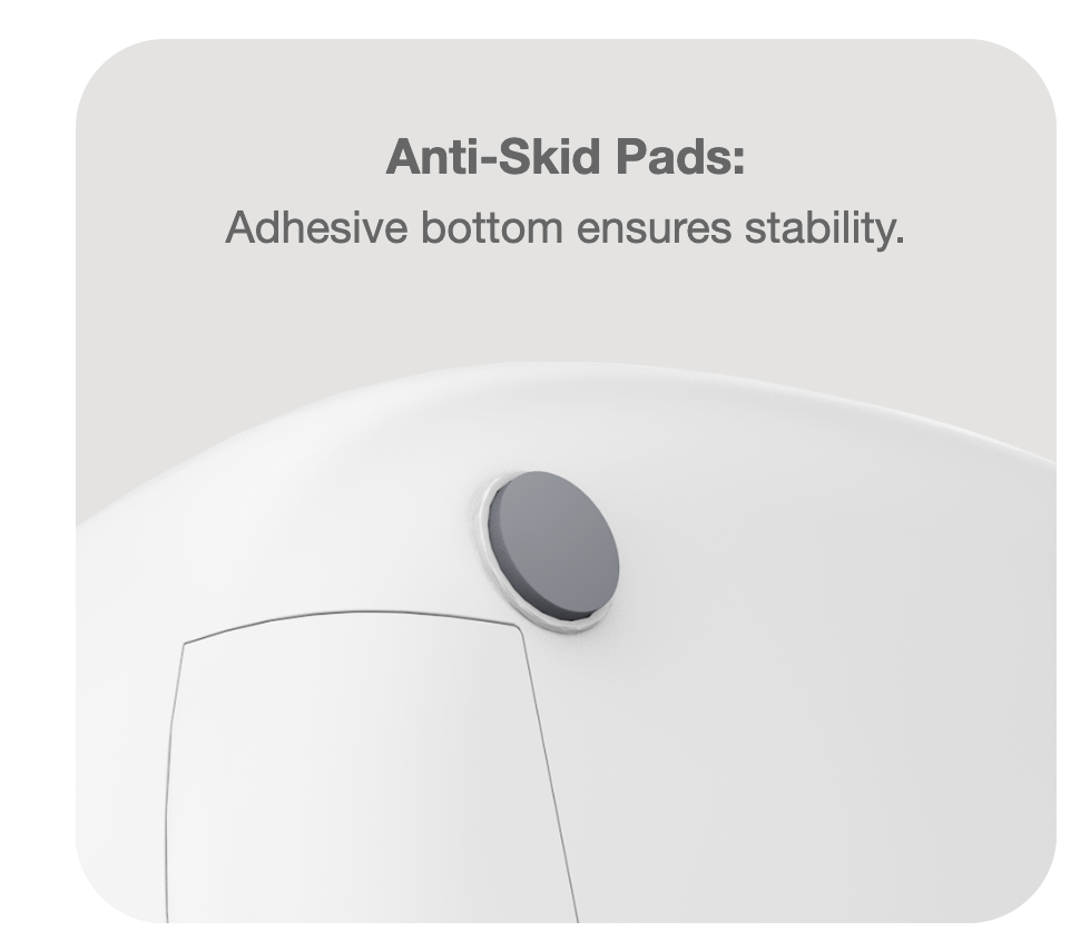 its interafce that how the anti akip pads are prevent the feeder to being slippery on the floor, it ensures stability to feed their pets without any problem.
