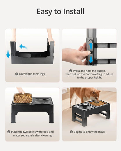 Elevated Mess - Free Dog Bowl - LitteristaDog FeederMy StoreLitterista